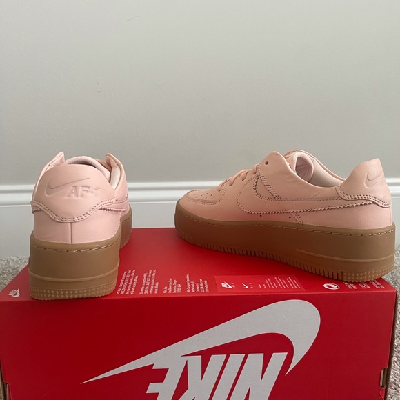 Pink Nike Air Force 1’s women’s 6.5 - Picture 3 of 4